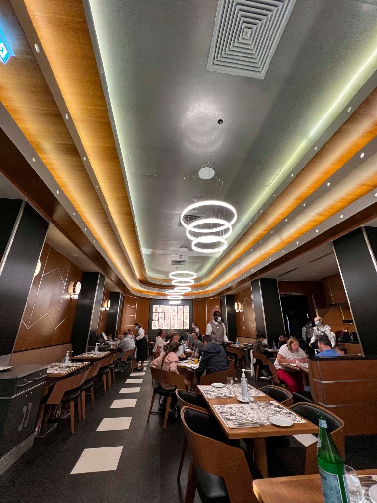 The All-You-Can Eat Downtown Restaurant at Disney's Hotel New York: The Art of Marvel in Paris.