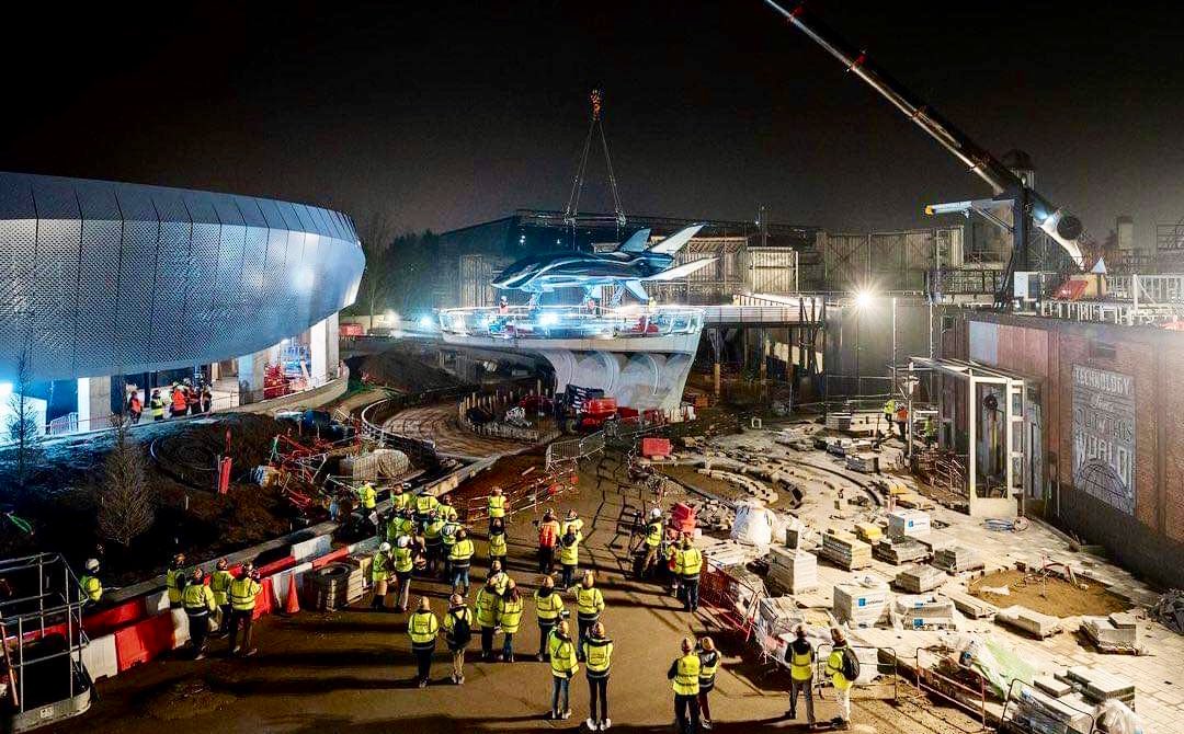 Quinjet Lands in Avengers Campus, Walt Disney Studios Park! 