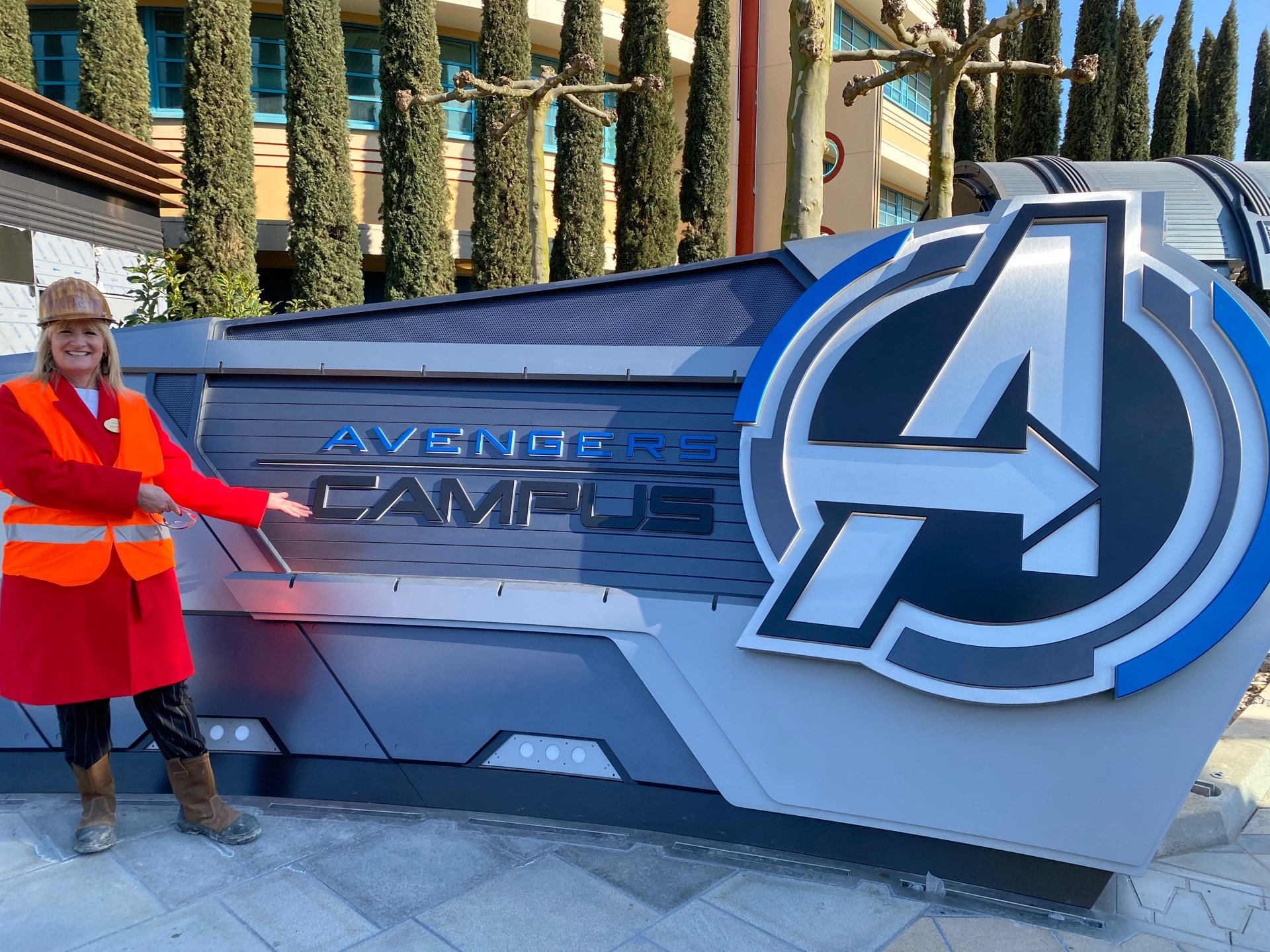 First Look: Entrance Marquee for Avengers Campus Paris!