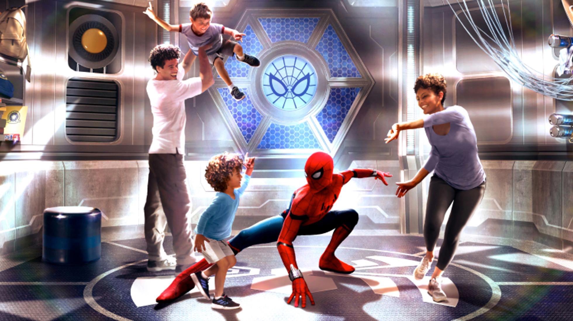 New Concept Art for the Avengers Campus Paris “Hero Training Center” Meet & Greet!