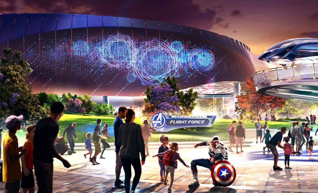 New Concept Art & Attraction Details for Avengers Campus Paris