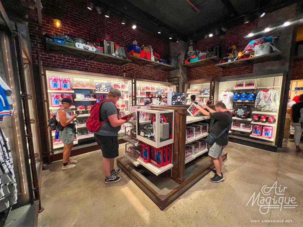 Mission Equipment shop at Avengers Campus Paris, Walt Disney Studios Park.