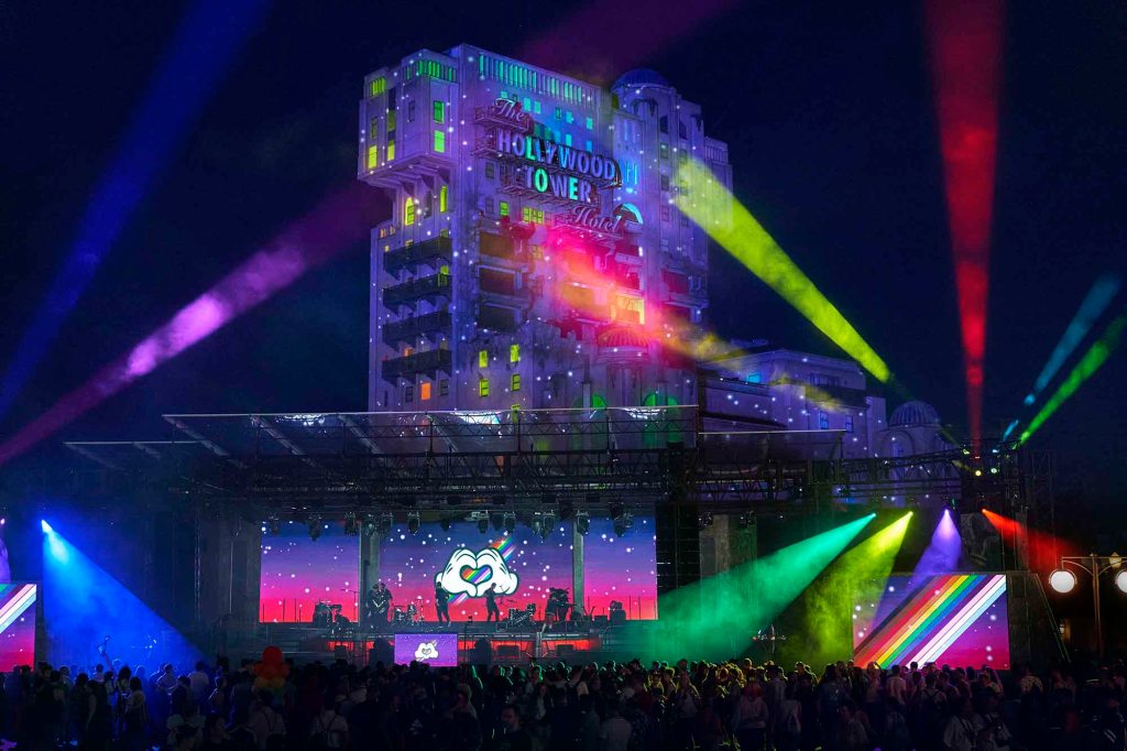 Disneyland Paris Magical Pride 2022 Main Stage, Walt Disney Studios Park. Source: Disney