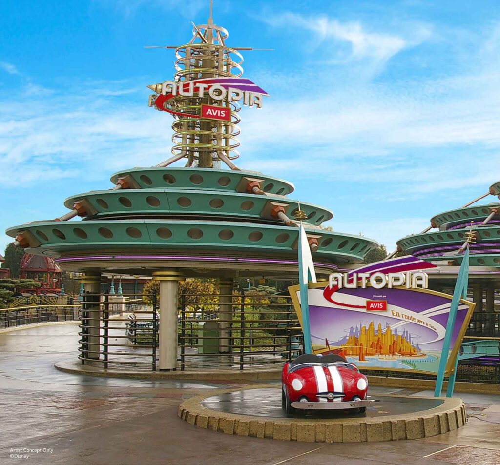 Avis to Sponsor Autopia | Disneyland Paris