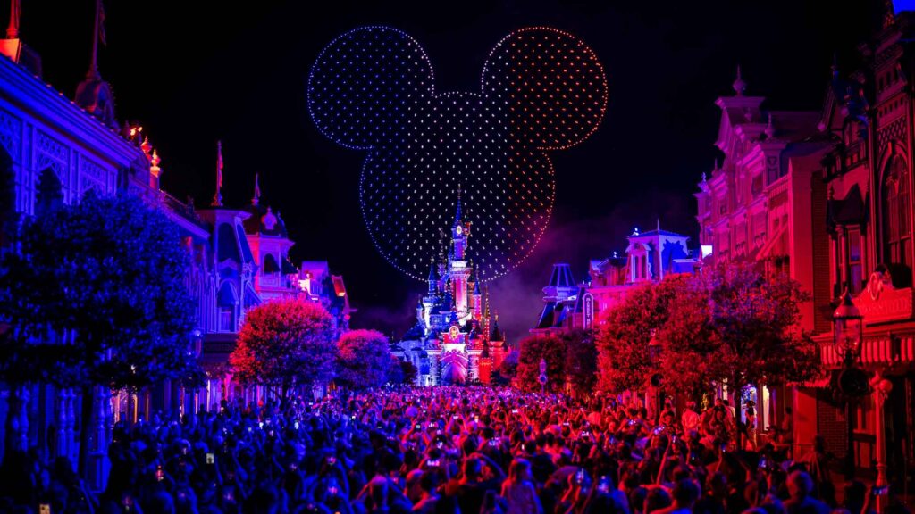 Disneyland Paris Breaks European Record with Bastille Day Show | 1495 drones