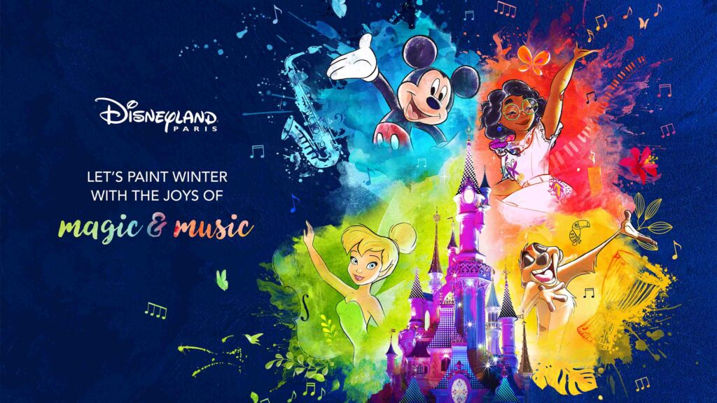 New Drone Show “Disney Symphony of Colors” Premiering on January 8, 2024 | Disneyland Paris