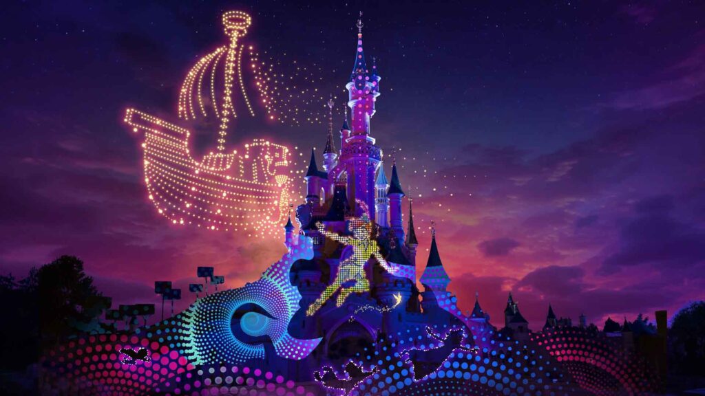 Disneyland Paris Announces Tribute to Classic Main Street Electrical Parade with Drone Spectacle