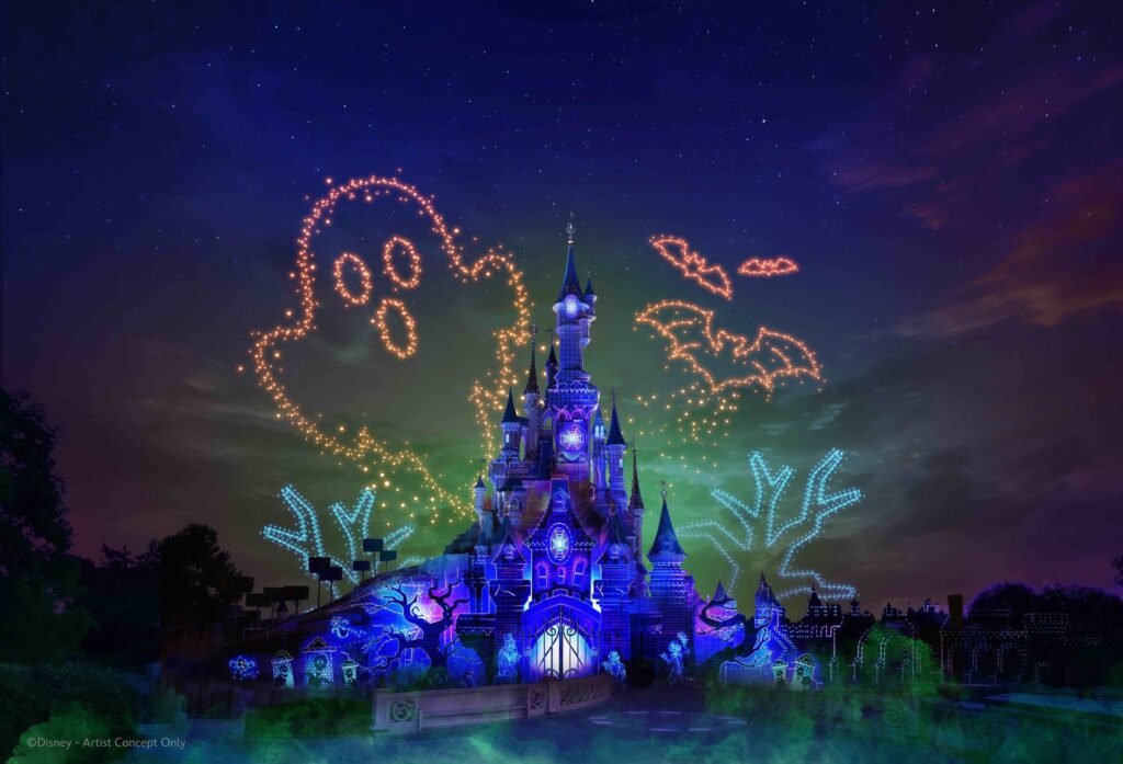 Disneyland Paris to Renew Popular Drone Show “Disney Electrical Sky Parade” for Halloween & Christmas Seasons