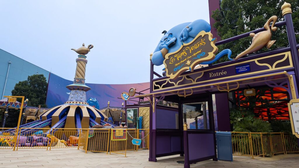 Disneyland Paris Reopens Les Tapis Volants – Flying Carpets Over Agrabah After 10-Month Refurbishment