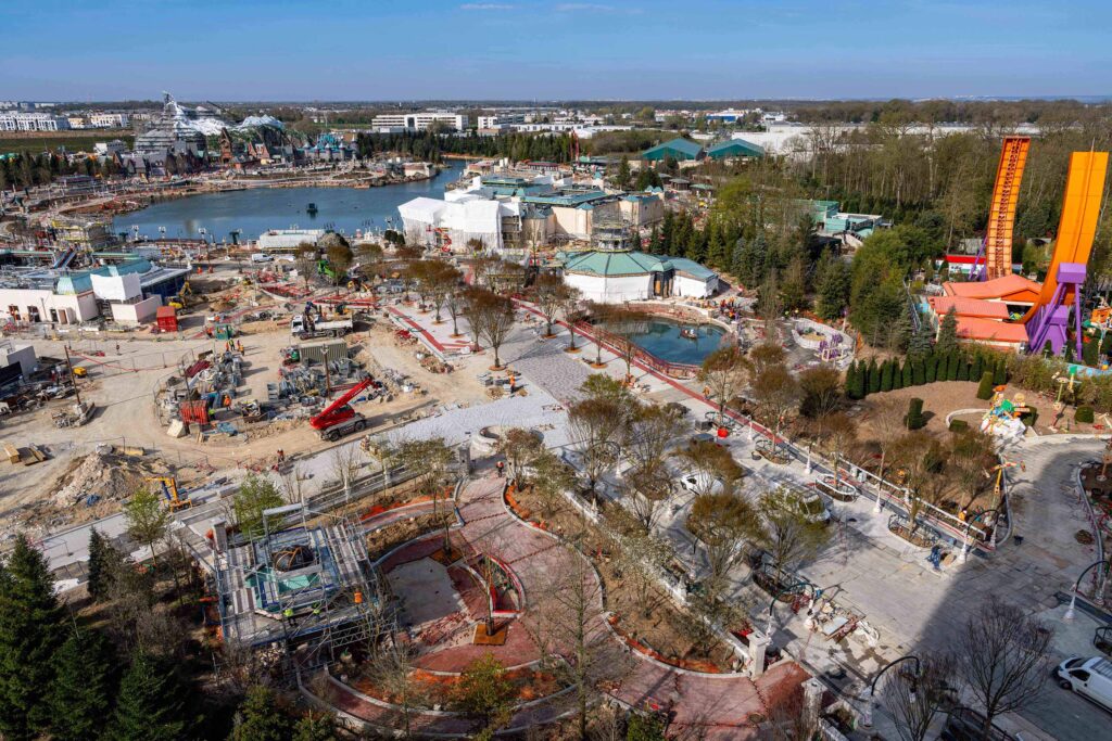 Disney Adventure World Expansion Progresses with Detailed Construction Efforts
