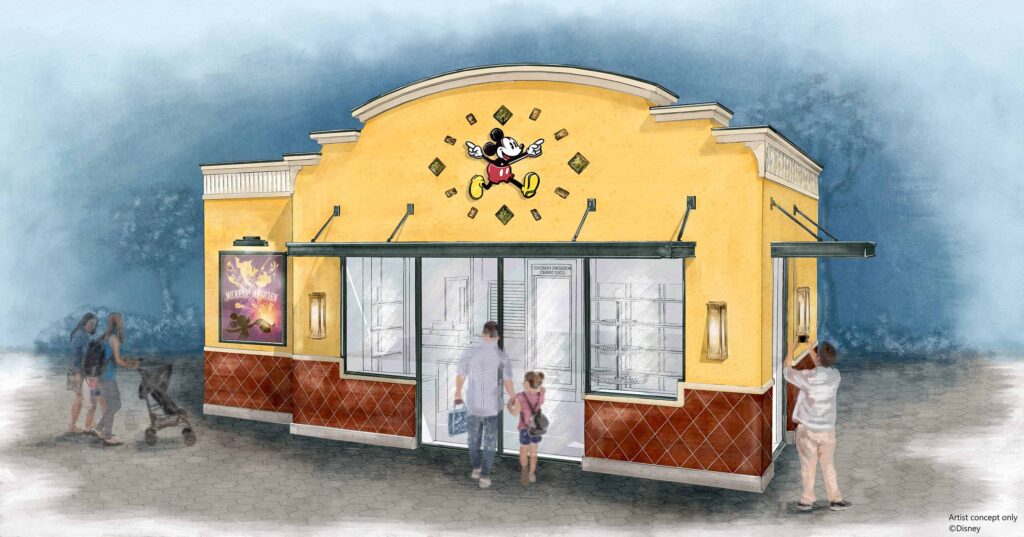 Disneyland Paris Constructs Two New Merchandise Kiosks at World Premiere Plaza
