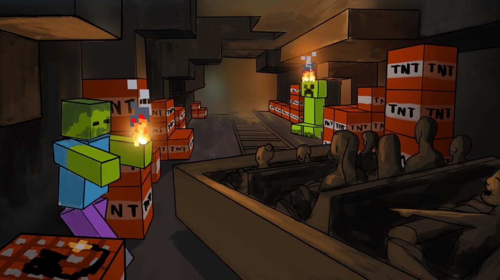World’s First Minecraft Theme Park Land Coming to Chessington World of Adventures in 2027