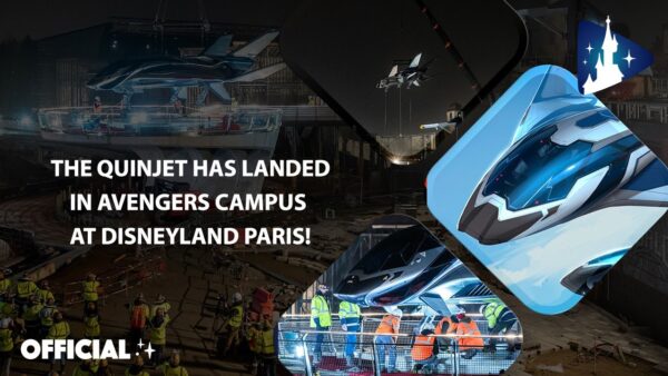 Quinjet has landed in the future Avengers Campus at Disneyland Paris