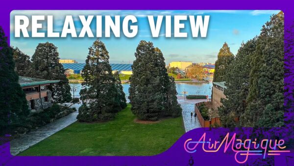 Disney's Sequoia Lodge | Relaxing Virtual Window 30 Minutes Lake View | Disneyland Paris | 4K 60 FPS