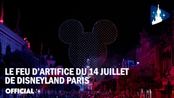 Le Feu d'Artifice du 14 Juillet à Disneyland Paris