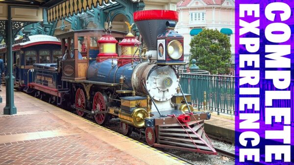 Disneyland Paris Railroad | Full Tour | 2022 | Disneyland Paris | 4K 60 FPS